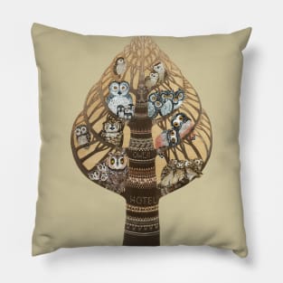 Owl hotel Pillow