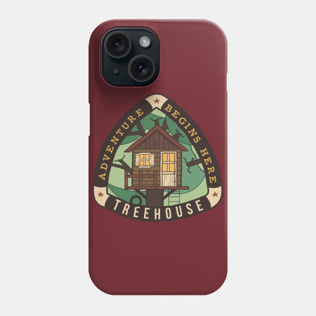 treehouse Phone Case by MSC.Design