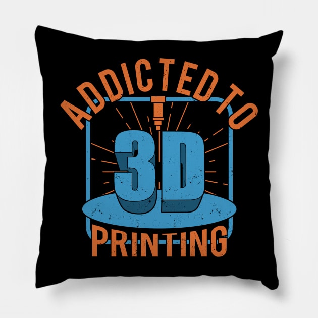 3D Printer Printing Additive Manufacturing Gift Pillow by Dolde08