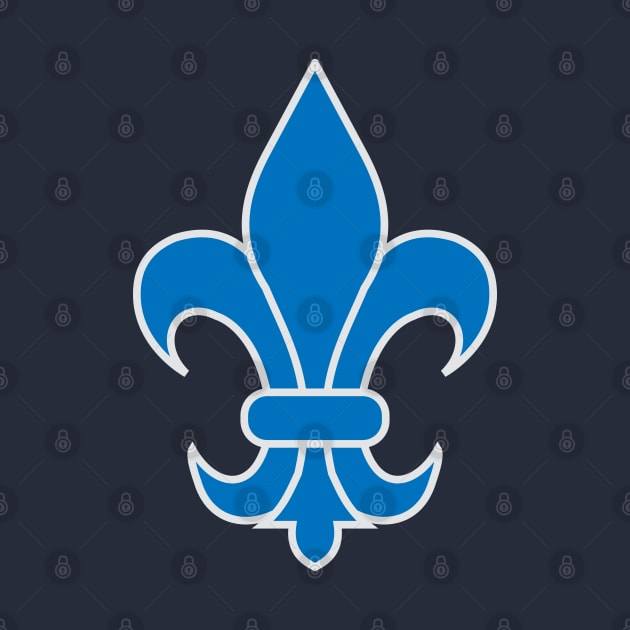 fleur de lis (blue) by PabloDeChenez