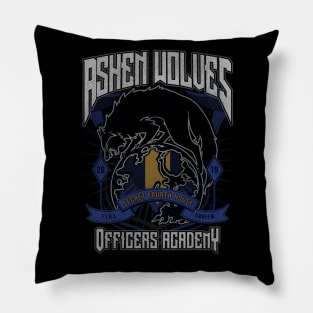 Ashen Wolves Crest Pillow