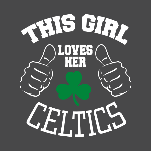 This girl loves her celtics by Mounika