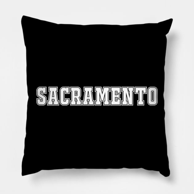 Sacramento Pillow by bestStickers