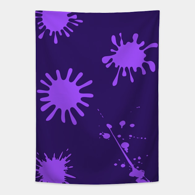 Color Splash Purple Tapestry by RedPOD