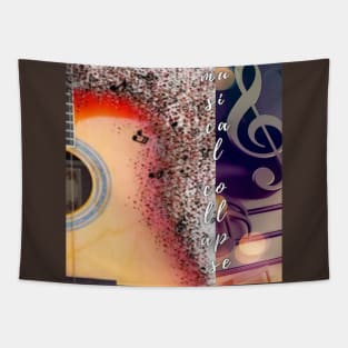 Musical Collapse Design Tapestry