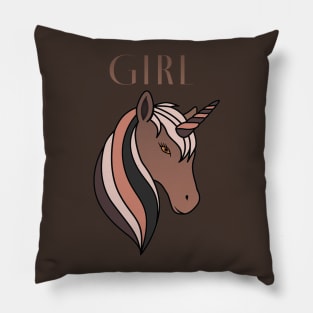 Black Beauty Unicorn Pillow