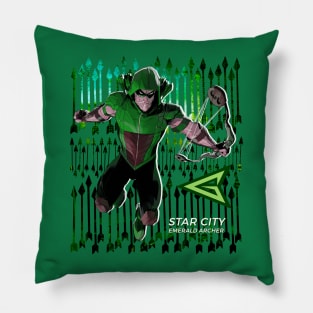 Emerald Archer Pillow