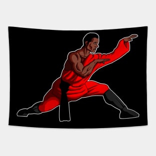 Kung fu snake style Tapestry