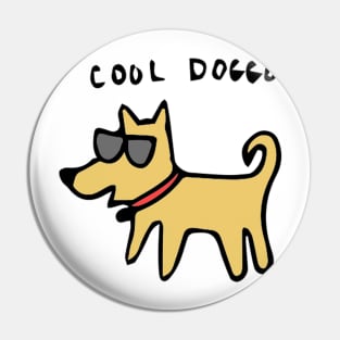 Cool doggo club Pin