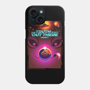 Parody Alien Design- The Truth is Not Out There (Burp!) Phone Case