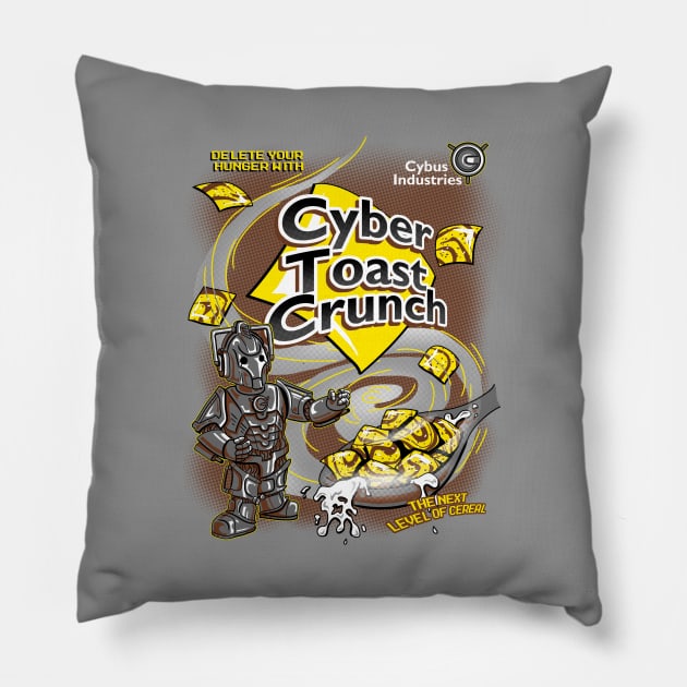 Cyber Toast Crunch Pillow by StephenHartman