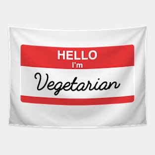 Hello I'm Vegetarian Tapestry