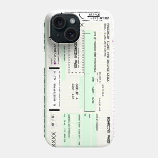 Airline Boarding Pass Phone Case