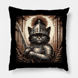 Majestic Monarchs: Regal Felines Commanding Respect in the Royal Gardens Pillow