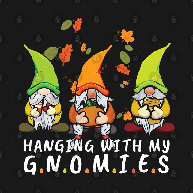 Hanging With Gnome Fall Thanksgiving Season Autumn by CrissWild