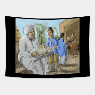 Punjabi Lesson From Dadaji Tapestry