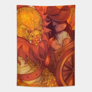 Dragon Wagon Tapestry