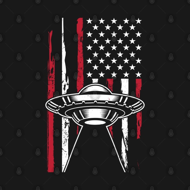 Aliens with a flag by Kingdom Arts and Designs