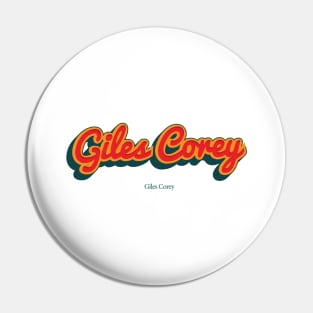 Giles Corey Pin