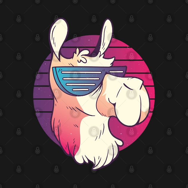 Retro Llama by AttieParetti87