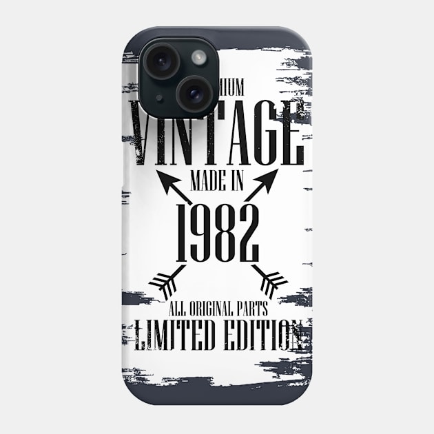 Premium Vintage Made In 1982 All Original parts Limited Edition! Phone Case by variantees