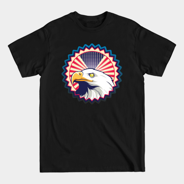 Illustration Eagle America Patriotic Birthday gift - American Eagle - T-Shirt