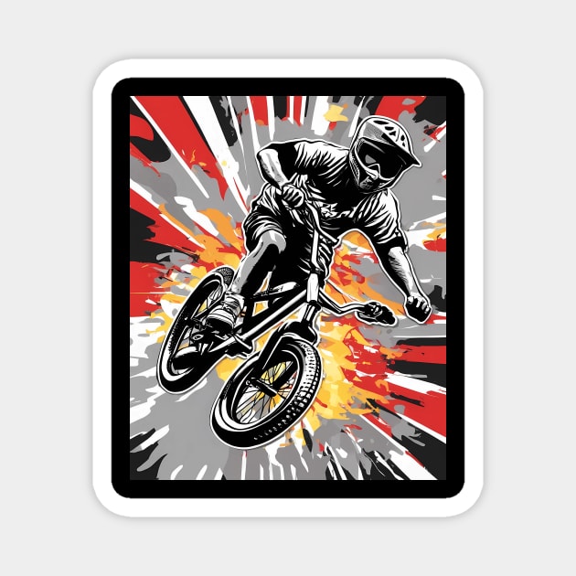 BMX Biker Magnet by animegirlnft