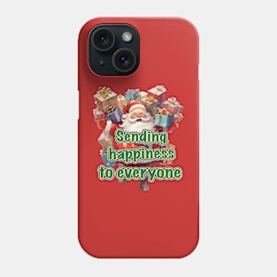 Santa Claus gives gifts Phone Case