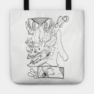 The First Clash (Black Outline) Tote