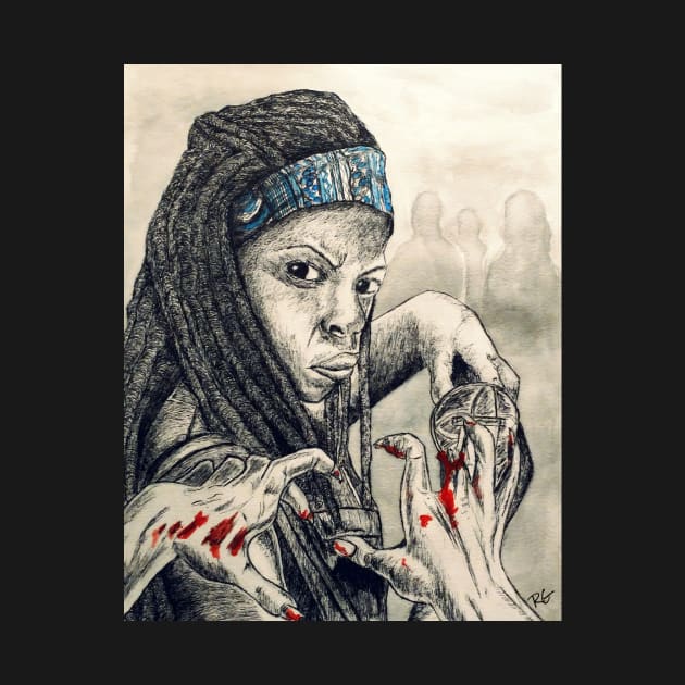 Michonne by RG Illustration