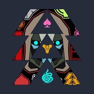 hunter emblem colorful T-Shirt