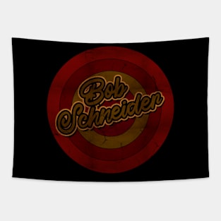 Circle Retro Bob Schneider Tapestry