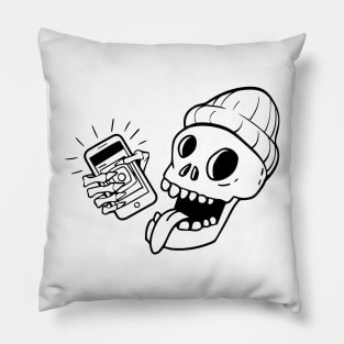 HYPED SKULL Pillow