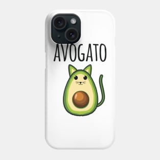 Avogato Funny Avocado Cat Phone Case