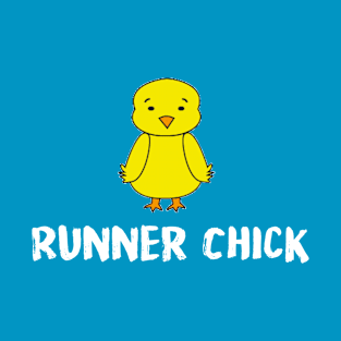 Runner Chick Shirt Funny Women's Running Lady Runner Chick Humor T-Shirt