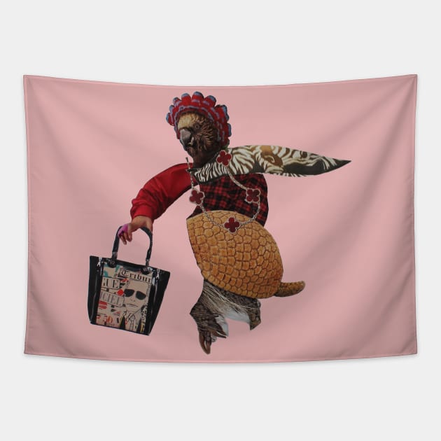 Granny GoesShopping Tapestry by laurie3