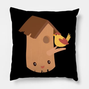 Birdhouse Pillow