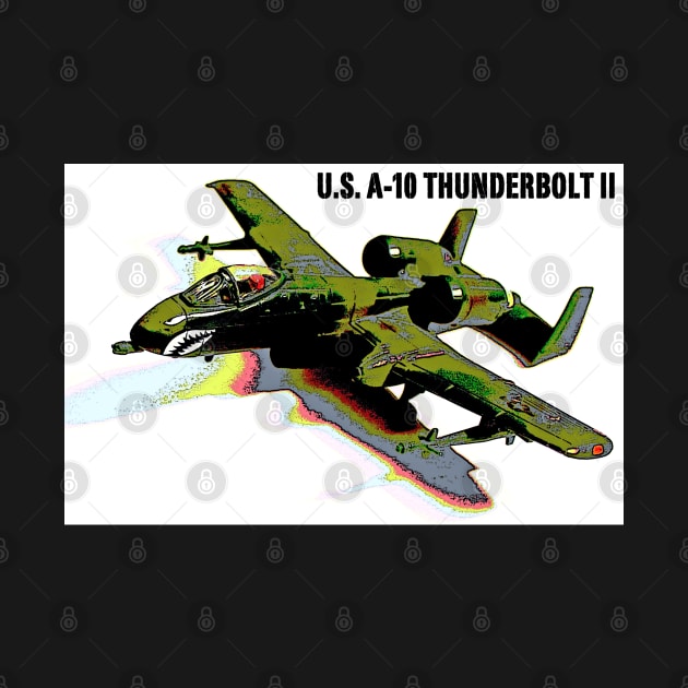 U.S. A-10 Thunderbolt II Warthog (Green Camo) by Busybob