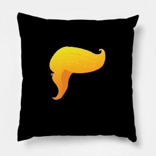 Yellow Trump Hair Pillow