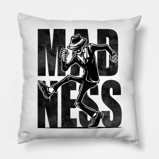 Madness band skull dance illustration design Pillow