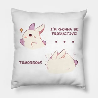 Productive Bunny Pillow