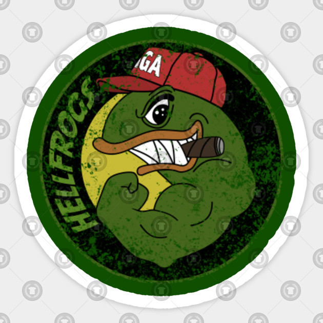 Trump Toad Vector Illustration Decal//Sticker