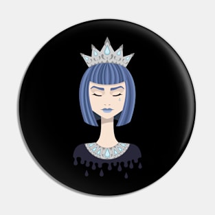 Queen of sorrow Pin