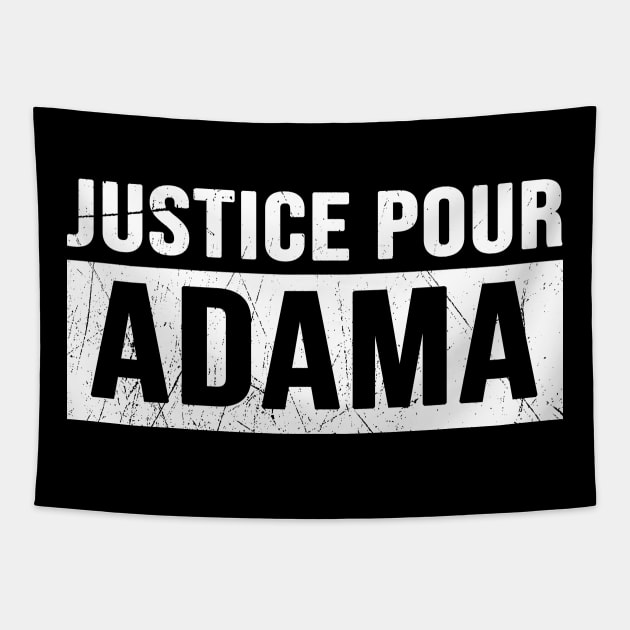 Justice Pour ADAMA Tapestry by CF.LAB.DESIGN