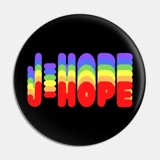 j-hope BTS Rainbow Pin