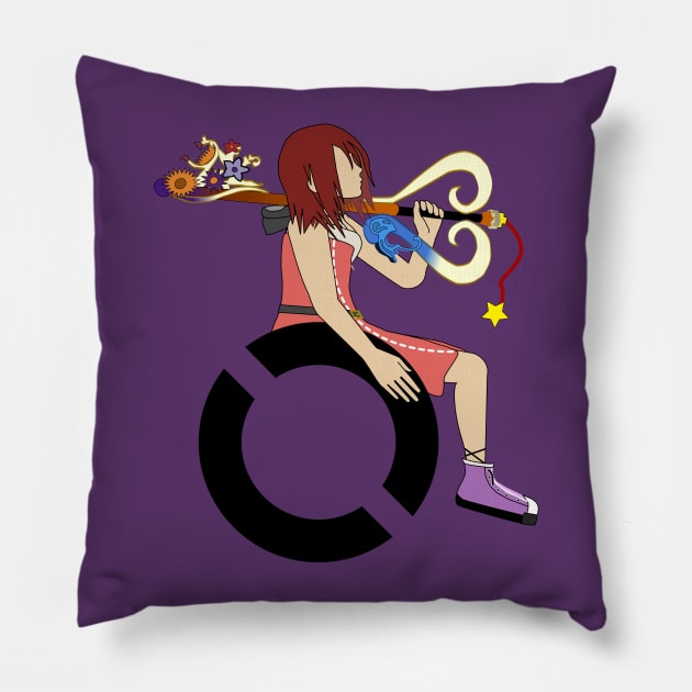 Rolling Kairi Pillow by RollingMort91