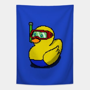 Duckys the Swimmer Tapestry