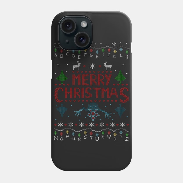 MERRY CHRISTMAS - demogorgon upside down Phone Case by FandomizedRose