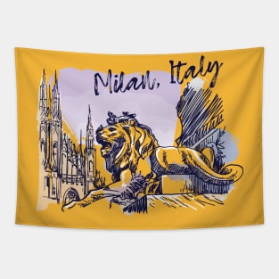 Milan, Italy Tapestry