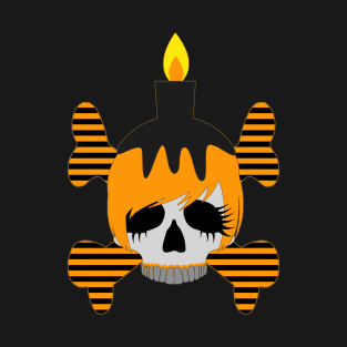 Skull with a Candle T-Shirt